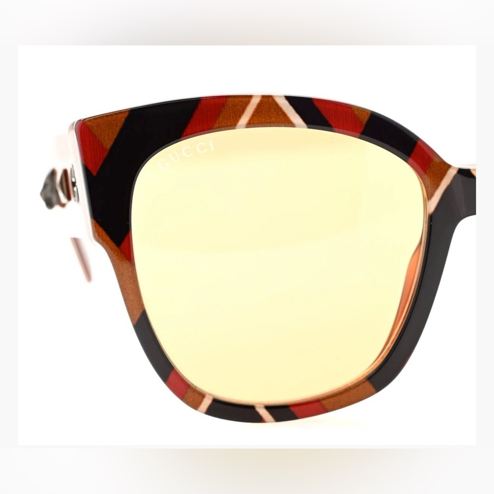 GUCCI Interlocking GG Acetate Square Frame Sungla… - image 9